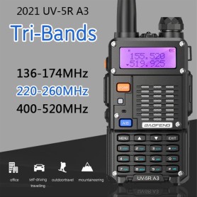 Walkie Talkie UV-5R TB Tri Band