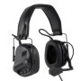 Noise-cancelling headset with PTT
