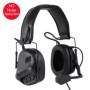 Noise-cancelling headset with PTT